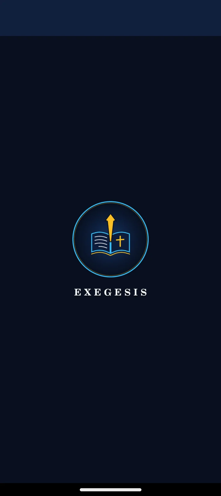 Exegesis app screenshot